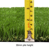 Primeturf Synthetic 30mm  0.95mx10m  9.5sqm Artificial Grass Fake Lawn Turf Plastic Plant White Bottom