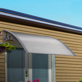 Instahut DIY Window Door Awning Transparent 1 x 1M