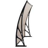 Instahut DIY Window Door Awning Shade 1 x 2m - Brown