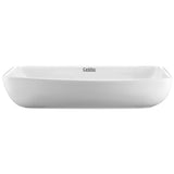 Cefito Ceramic Rectangle Sink Bowl - White