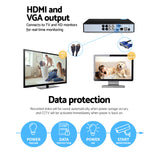 UL-tech CCTV Security Camera Home System DVR 1080P IP Long Range 4 Dome Cameras