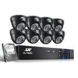 UL-tech CCTV 8 Dome Cameras Home Security System 8CH DVR 1080P 1TB IP Day Night