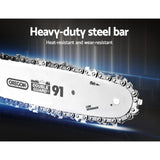 Giantz Chainsaw Chainsaws 10” Oregon Petrol Cordless 25cc Top Handle Chains Saw