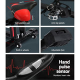 Spin Exercise Bike Flywheel Fitness Commercial Home Workout Gym Machine Bonus Phone Holder Black