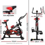 Spin Bike Exercise Bike Flywheel Fitness Home Commercial Workout Gym Holder