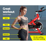 Everfit Exercise Spin Bike Cycling Fitness Commercial Home Workout Gym Equipment Red