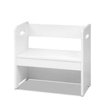 Keezi 4PCS Kids Table and Chairs Set Storage Box Toys Play Desk Wooden Children