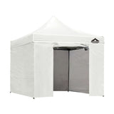 Instahut Gazebo Pop Up Marquee 3x3m Folding Wedding Tent Gazebos Shade White