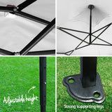 Instahut Gazebo Pop Up Marquee 3x3m Outdoor Tent Folding Wedding Gazebos White