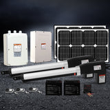 LockMaster 40W Solar Power Swing Gate Opener Auto Electric Remote Control 1000KG