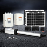 LockMaster 600KG Swing Gate Opener Auto Solar Power Electric Kit Remote Control