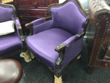 CANVAS SOFA PURPLE