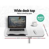 Adjustable Computer Stand - White