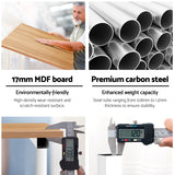 Mobile Twin Laptop Desk - Light Wood