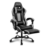 Gaming Office Chair Computer Seating Racer Black and Grey