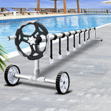 Aquabuddy Swimming Pool Cover Roller Reel Adjustable Solar Thermal Blanket