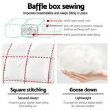 Giselle Bedding Queen Size Goose Down Quilt