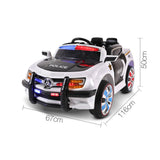 Rigo Kids Ride On Car - Black & White