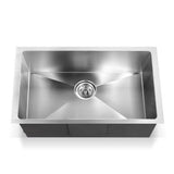 Cefito Stainless Steel Kitchen Sink 700X450MM Under/Topmount Sinks Laundry Bowl Silver