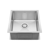 Cefito Stainless Steel Kitchen Sink 440X450MM Nano Under/Topmount Sinks Laundry Silver