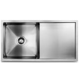 Cefito Stainless Steel Kitchen Sink 750X450MM Under/Topmount Sinks Laundry Bowl Silver
