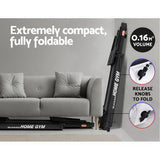 Everfit Electric Treadmill Home Gym Exercise Running Machine Fitness Equipment Compact Fully Foldable 420mm Belt Black