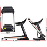Everfit Electric Treadmill 45cm Incline Running Home Gym Fitness Machine Black