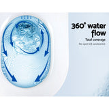 Cefito Toilet Suite Rimless Flush Back to Wall Soft Close Seat Wels Bathroom White