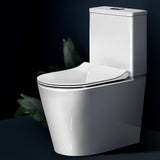 Cefito Toilet Suite Rimless Flush Back to Wall Soft Close Seat Wels Bathroom White