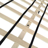 Anna Bedframe Queen Size Velvet Fabric Blue Colour