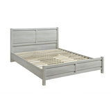 Cielo Bedframe Queen Size White Ash