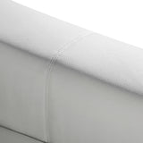 Diva Sofa U Shape Large Size White Colour Bonded Leather