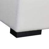 Diva Sofa U Shape Large Size White Colour Bonded Leather