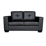 Nikki Sofa Black Colour 2 Seater PU Leather