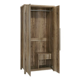 Alexa Rustic 2 Door Wardrobe
