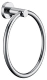 Classic Chrome Towel Bar Rail Ring Bathroom