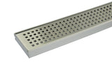 800mm Bathroom Shower Stainless Steel Grate Drain w/Centre outlet Floor Waste