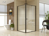 Semi Frameless Shower Screen (98~106)x 195cm & (98~101)x 195cm Side AS/NZS Glass