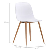 Erin White Versatile Dining Chair Set of 2