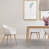 Jayden White Charming Beetle Dining Chair Set of 2