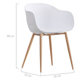Jayden White Charming Beetle Dining Chair Set of 2