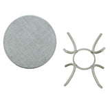 Curly White 2 Seater Rattan Outdoor Bistro Set