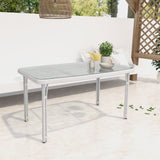 Curly Mediterranean White Outdoor Dining Table