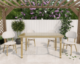 Margo 4 Seater Natural Rattan Dining Set
