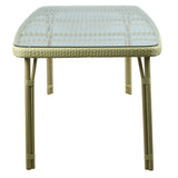 Margo 4 Seater Natural Rattan Dining Set