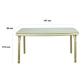 Momo Sun Proof Rattan Natural Outdoor Dining Set