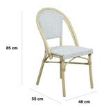 Momo Sun Proof Rattan Natural Outdoor Dining Set