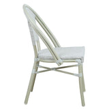 Manolo White 2 Seater Outdoor Bistro Set
