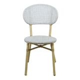 Neema Natural and White 2 Seater Balcony Set