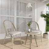 Nini White 2 Seater Rust Resistant Balcony Set
